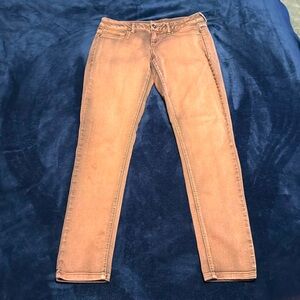 Pink Dark Washed Jeans